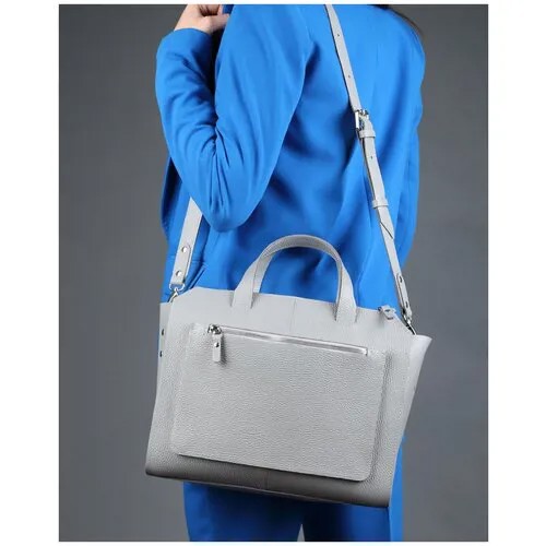 Женская сумка A018 grey grain Divalli