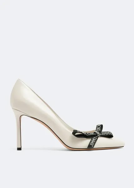 Туфли JIMMY CHOO Romy 85 pumps, белый