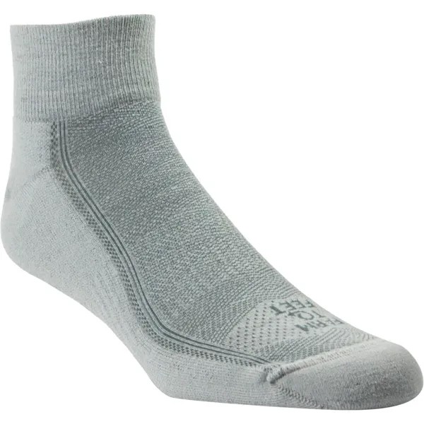 Носки для походов среднего веса austin 1/4 Farm To Feet, серебряный