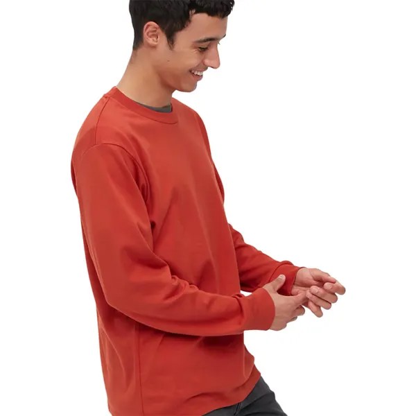 Лонгслив Uniqlo Crew Neck, красный