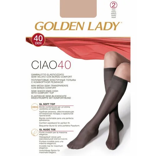 Гольфы Golden Lady, 40 den, размер 35/40, черный