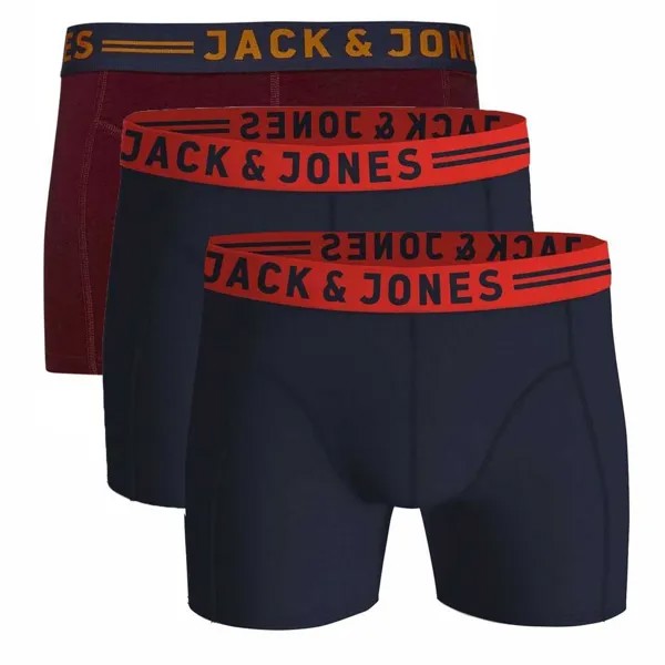 Боксеры Jack & Jones Lich Field 3 шт, разноцветный