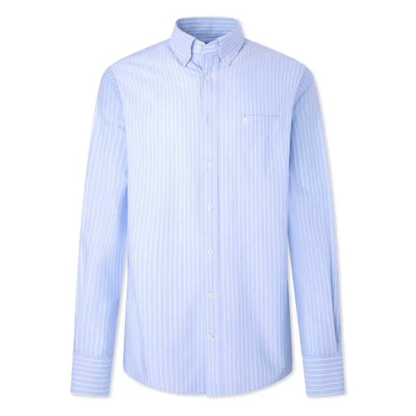 Рубашка Hackett Essential Ox Stripe, фиолетовый