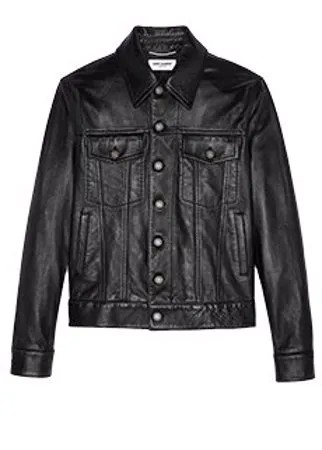 Кожаная куртка SAINT LAURENT