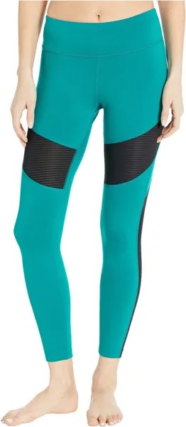 Брюки Reebok Workout Ready Mesh Tights, цвет Seaport Teal