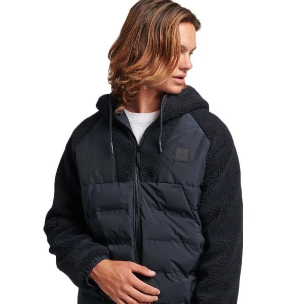 Куртка Superdry Code Mtn Fleece Zip Hybrid, синий