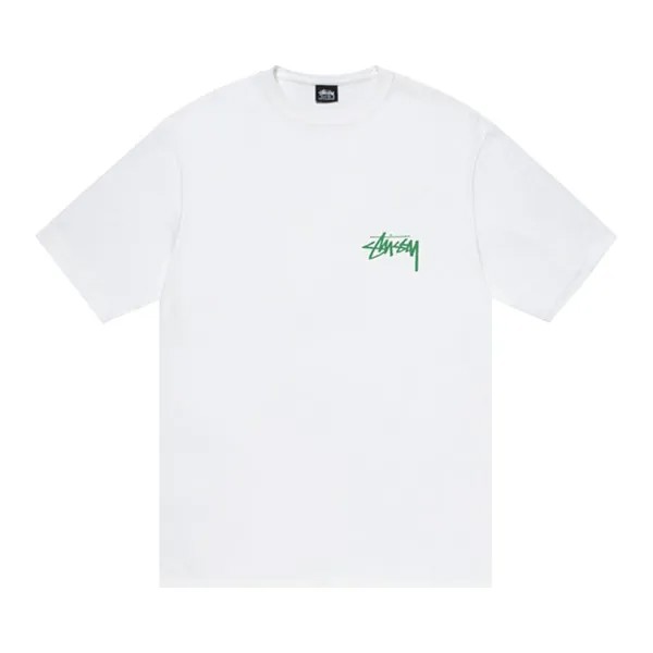 Футболка Stussy Landin Tee 'White', белый