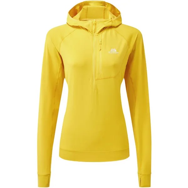 Женская худи на молнии Aiguille Mountain Equipment, желтый