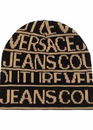 Versace Jeans Couture шапка бини вязки интарсия