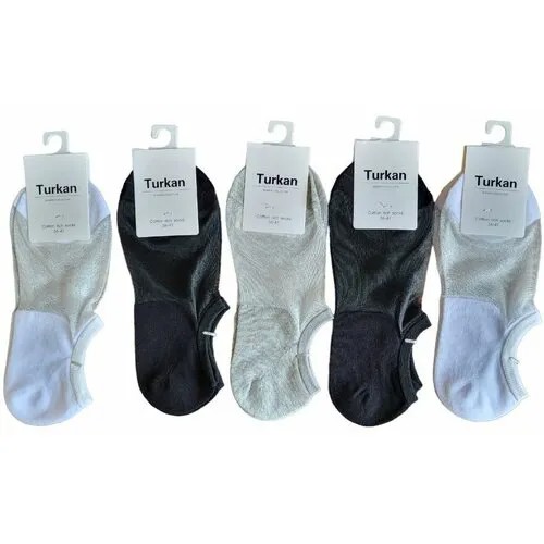 Подследники Turkan, 5 пар, размер 36-41, мультиколор