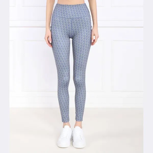 Леггинсы узкого кроя Logomania Guess, синий