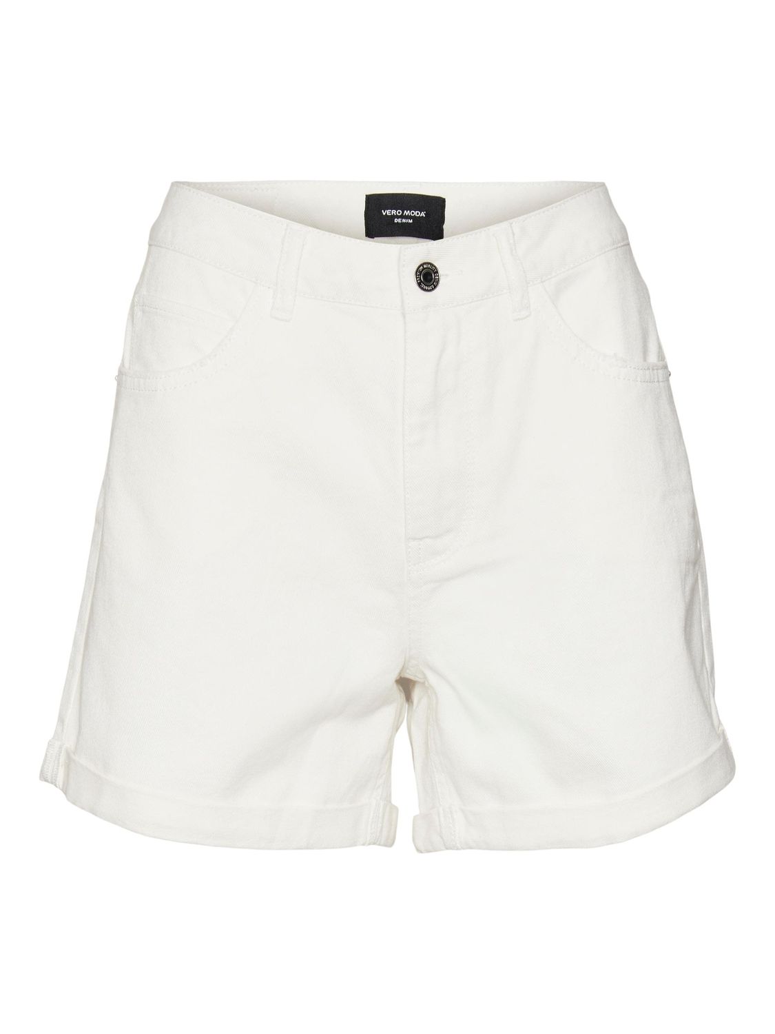 Шорты Vero Moda Short VMNINETEEN HR LOOSE regular/straight, белый