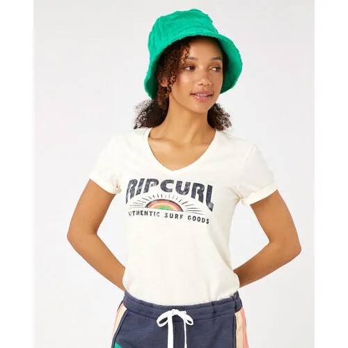 Футболка RIP CURL, размер S, бежевый