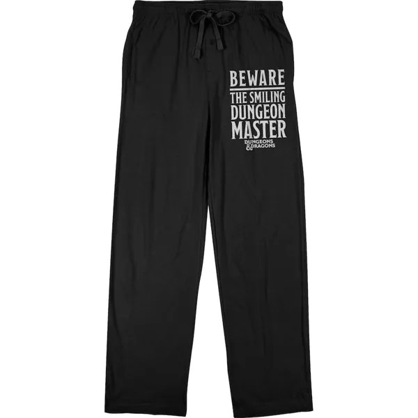 Пижамные брюки BIOWORLD Dungeons & Dragons, черный