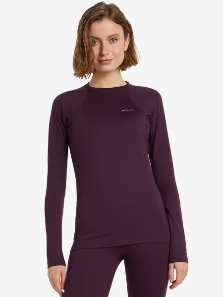 Термобелье верх женское Columbia Heavyweight Stretch Long Sleeve Top, Красный