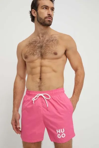 Плавки-шорты HUGO Hugo, розовый