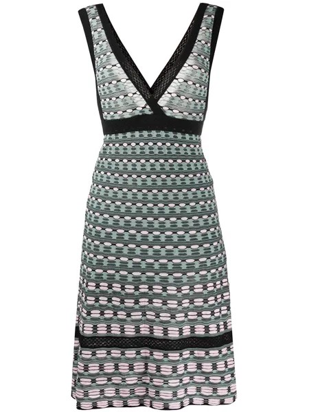 Missoni Pre-Owned трикотажное платье 2000-х годов