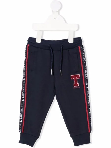 TRUSSARDI JUNIOR спортивные брюки с логотипом
