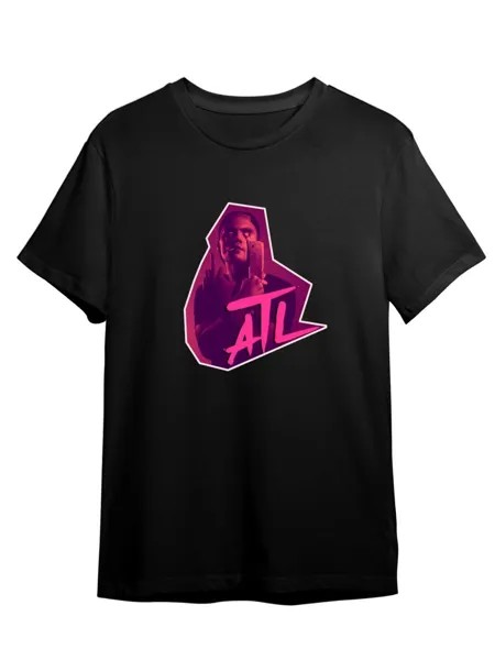 Футболка унисекс Каждому Своё ATL/Acidhouze/Рэпер MZATL10 черная XL