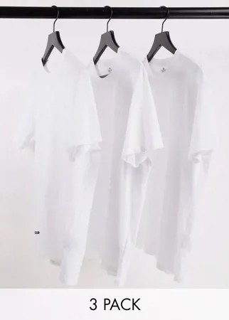 Набор из 3 белых футболок для дома Threadbare-Белый