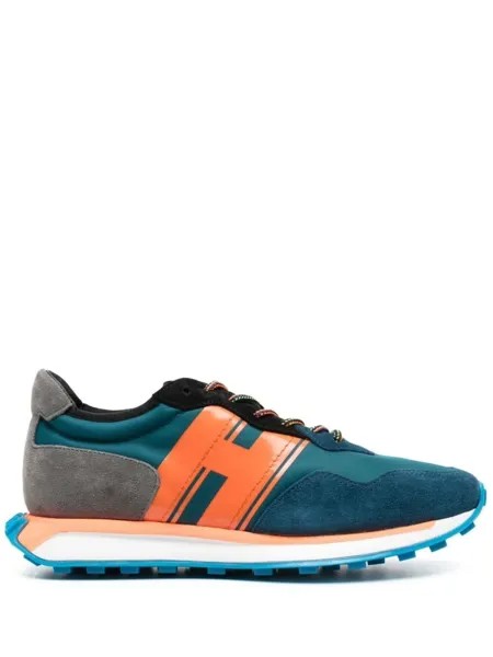 Кроссовки Hogan With Logo, синий/оранжевый