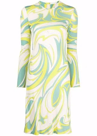 Emilio Pucci платье Marylin с принтом Nuages