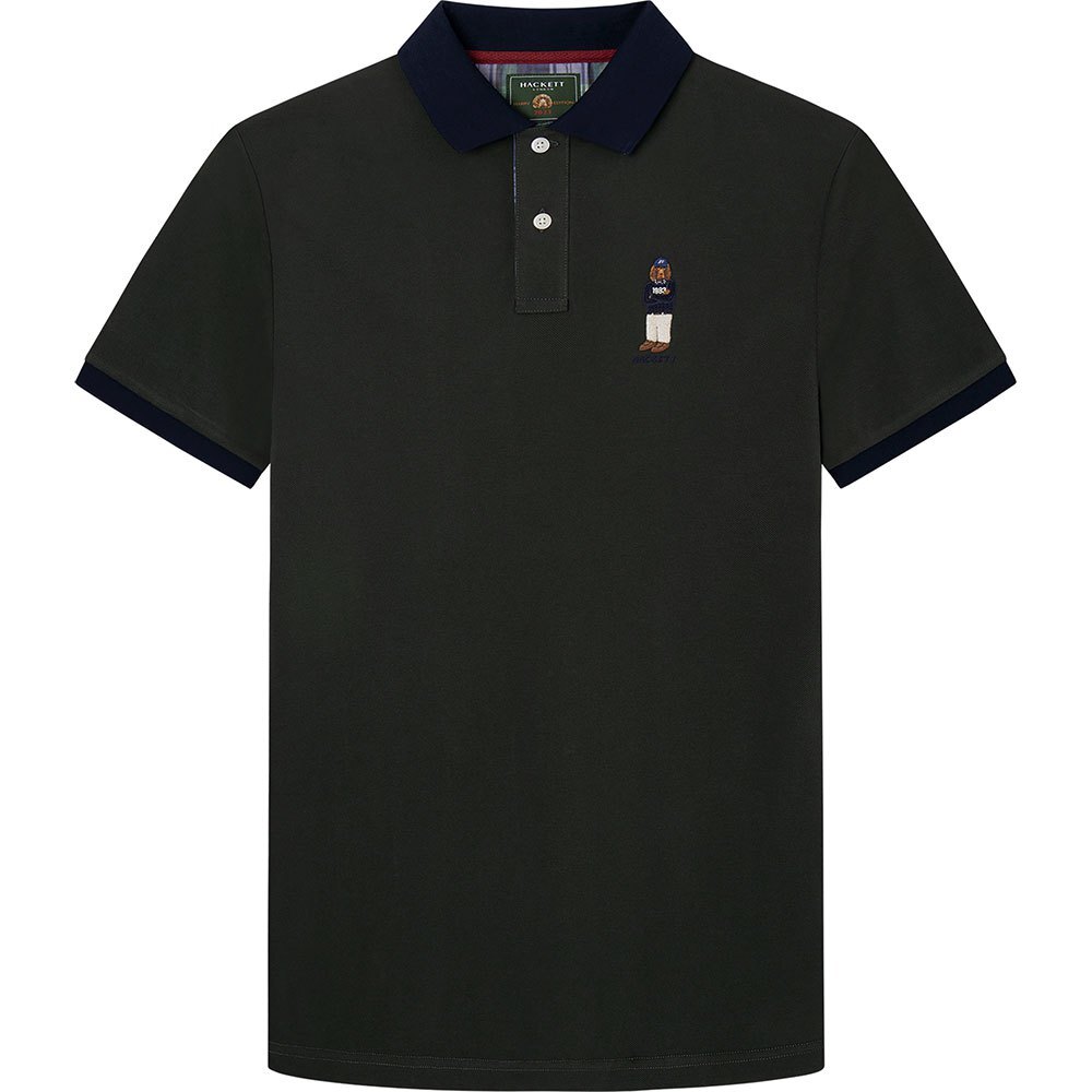 Поло с коротким рукавом Hackett Harry, черный