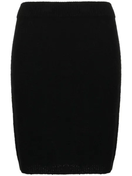 Фактурная юбка мини Ula Cashmere In Love, черный