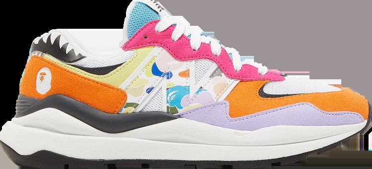 Кроссовки BAPE x 57/40 Multi-Color, разноцветный