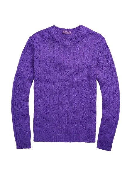 Вязаный кашемировый свитер Ralph Lauren Purple Label, фиолетовый