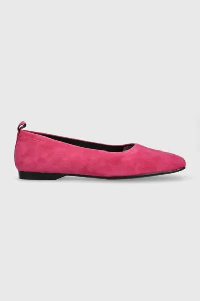 Замшевые балетки DELIA Vagabond Shoemakers, розовый