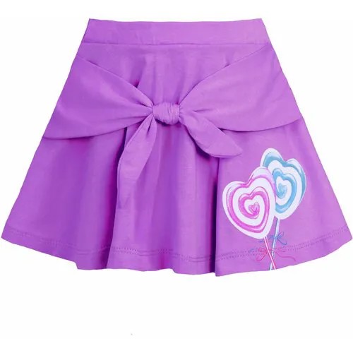 Юбка-шорты ИНОВО, размер 128, фиолетовый