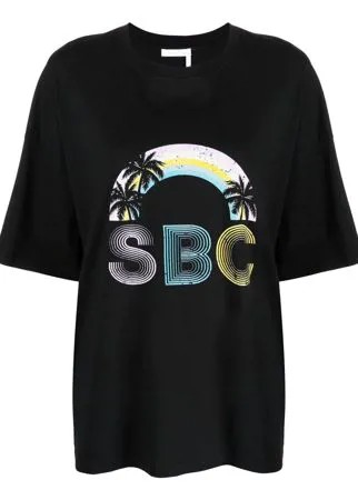 See by Chloé футболка оверсайз SBC Sunset