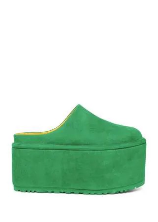 Molly Goddard мюли на платформе из коллаборации с UGG