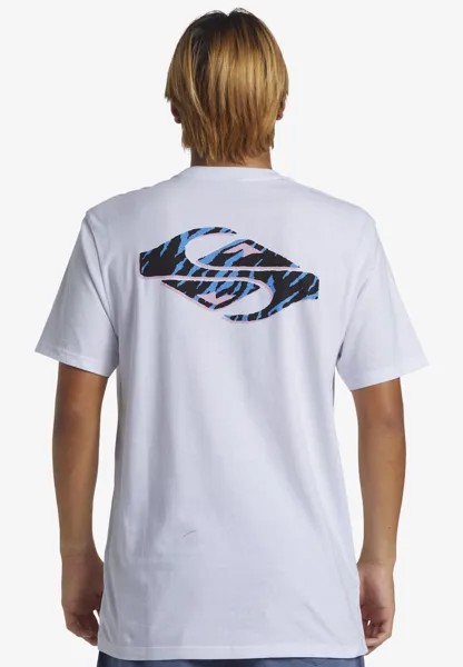Футболка с принтом SURF SAFARI Quiksilver, цвет white