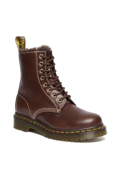 Ботильоны - Коричневый - Блок Dr. Martens, коричневый