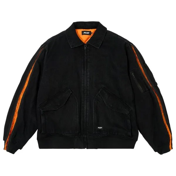 Куртка Palace Zipped MA-1 Bomber Jacket, черный