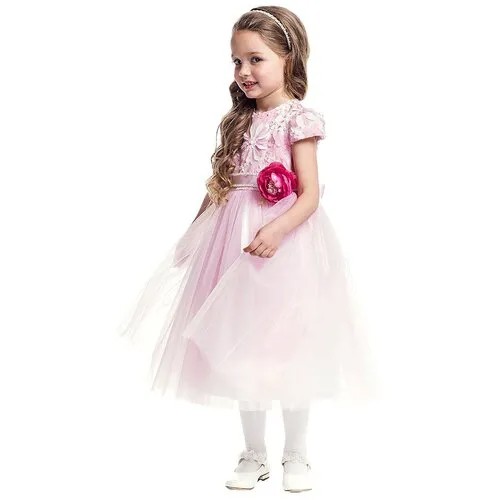 Платье Cascatto, комплект, размер 3-4/98-104, розовый