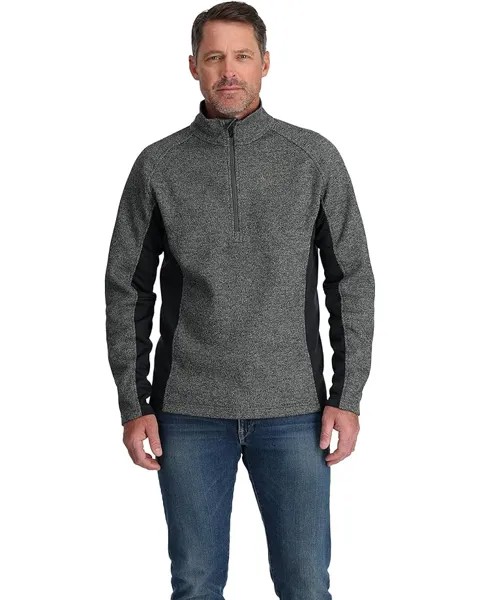 Свитер Spyder Outbound 1/2 Zip Fleece Jacket, цвет Limestone/Black Melange