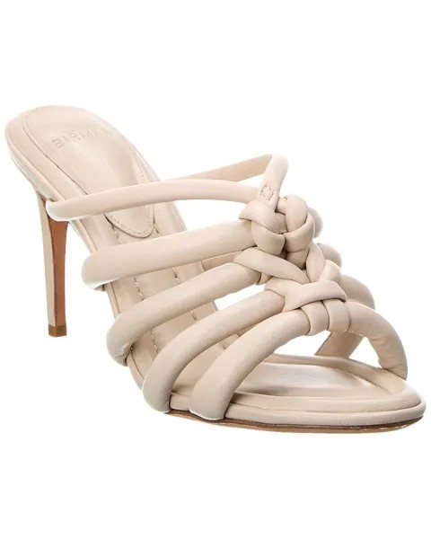 Кожаные сандалии Alexandre Birman Maeva 85, серый