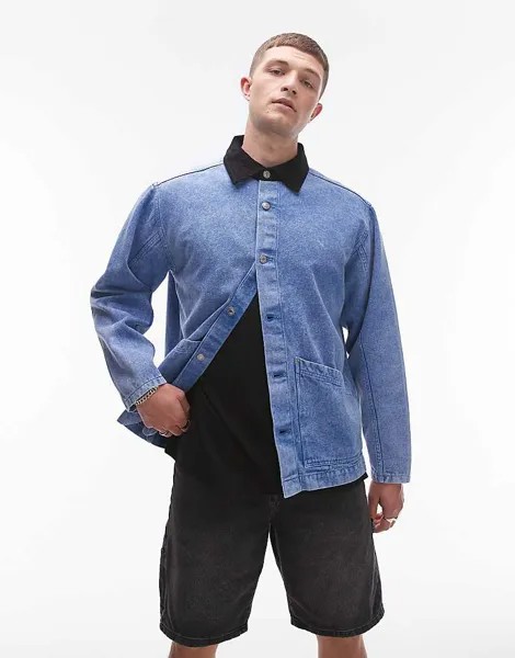 Специализированная куртка Topman с контрастным воротником