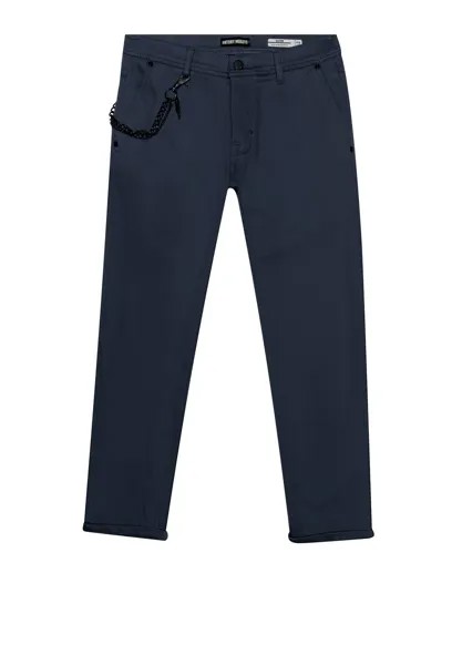 Брюки Oliver Slim-Fit Ankle-Length Trousers Antony Morato, цвет blue ink