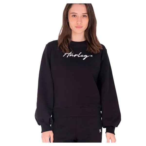 Толстовка Hurley Oceancare One&Only Script, черный