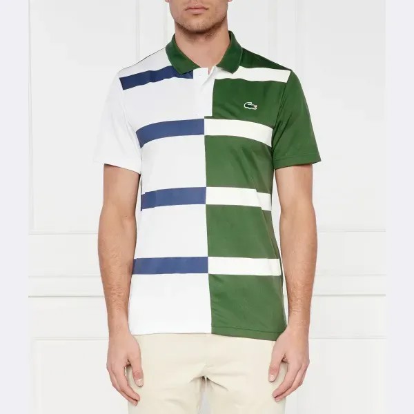 Рубашка поло стандартного кроя Lacoste, зеленый