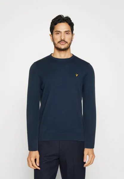 Джемпер ДЖЕМПЕР С КРУГЛЫМ ВЫРЕЗОМ Lyle & Scott, чернильно-синий
