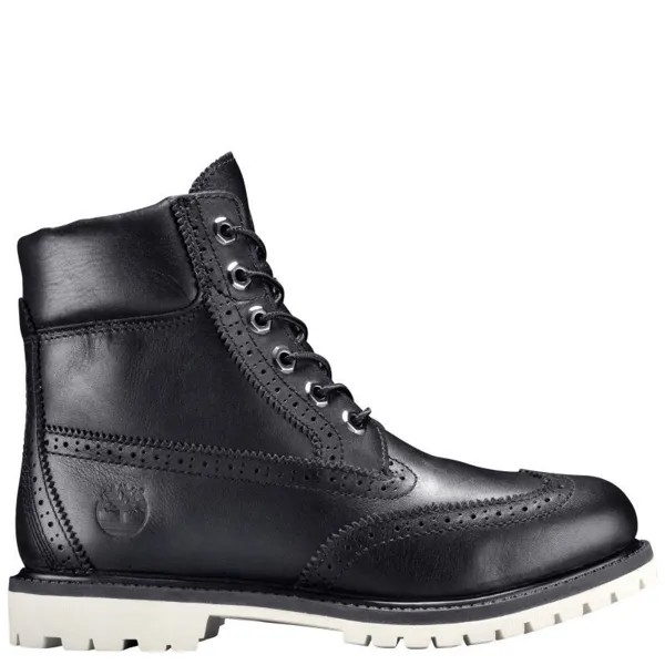 Женские непромокаемые ботинки Timberland 6 Prem Brogue NEW AUTHENTIC Black A1G75015