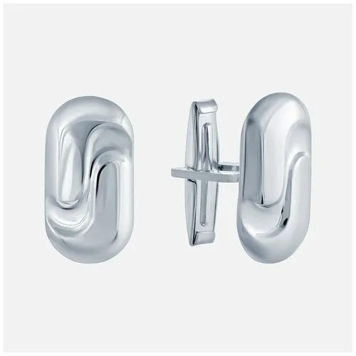 Запонки ELEMENT47, серебро, 925 проба