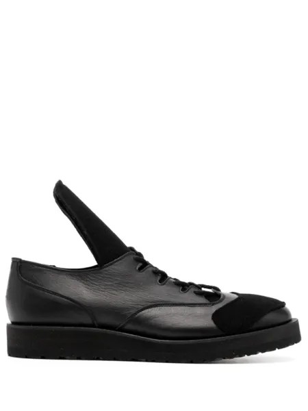 Yohji Yamamoto дерби на шнуровке, черный