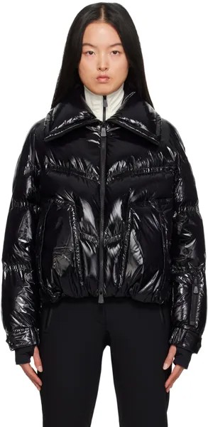 Черный пуховик Cluses Moncler Grenoble