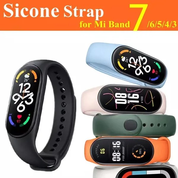 Удивительный ремешок для Xiaomi Mi Band 7 6 5 4 3 Браслет Ремешок Correa для Xiao Miband 7 Ремешок Смарт-часы Браслеты ремешки для Mi Band 3 4 5 6